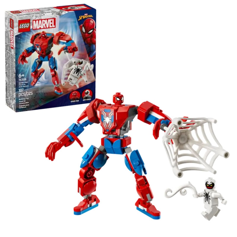 LEGO SUPER HEROES SPIDERMAN CONTRO ANTI VENOM