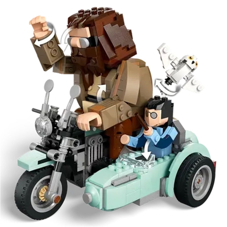 LEGO HARRY POTTER GIRO SUL SIDECAR DI HAGRID 2