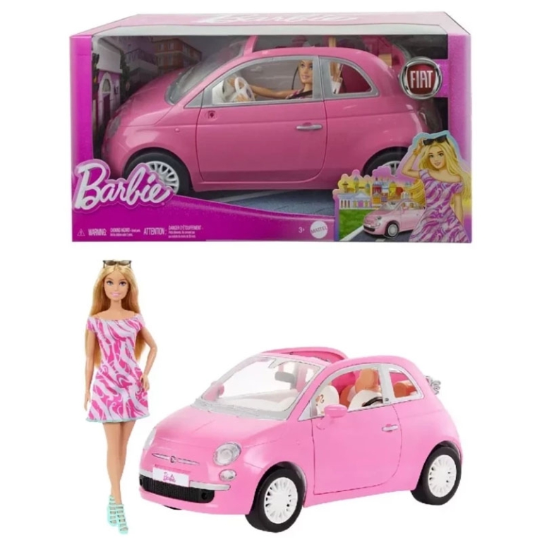 BARBIE CON FIAT 500 2