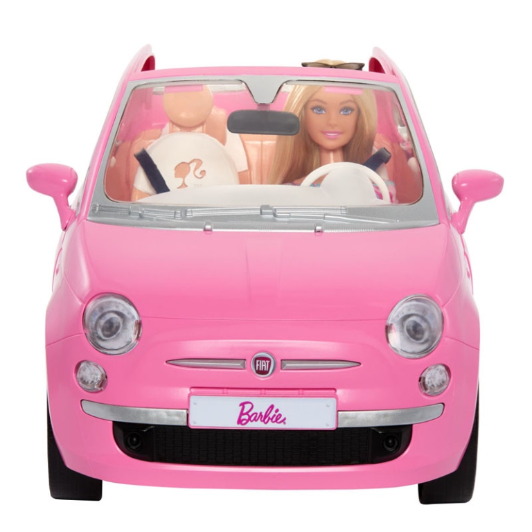 BARBIE CON FIAT 500 3