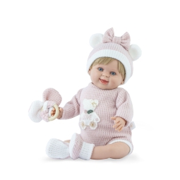 BAMBOLA ROSA TEDDY 45CM