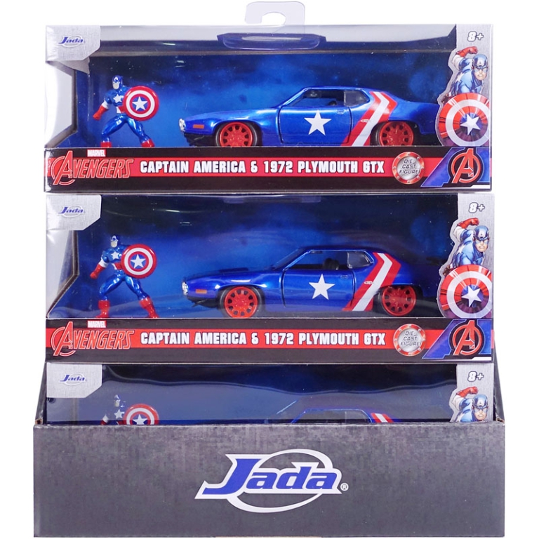 AUTO CAPITAN AMERICA TER PLYMOUTH 1:32 3