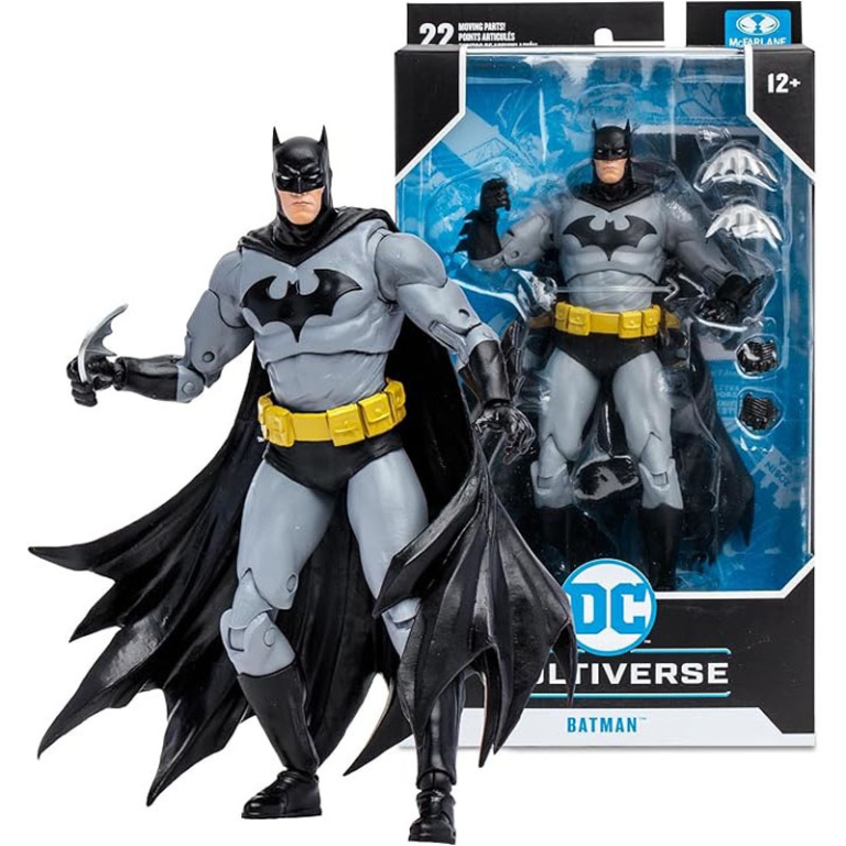 ACTION FIGURE BATMAN     NERO E GRIGIO 18CM