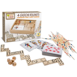 GIOCHI RIUNITI CON COFANETTO IN LEGNO