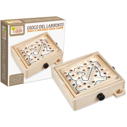 GIOCO LABIRINTO IN LEGNO