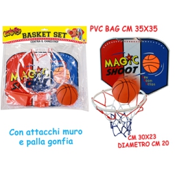 TABELLONE BASKET CON PALLA