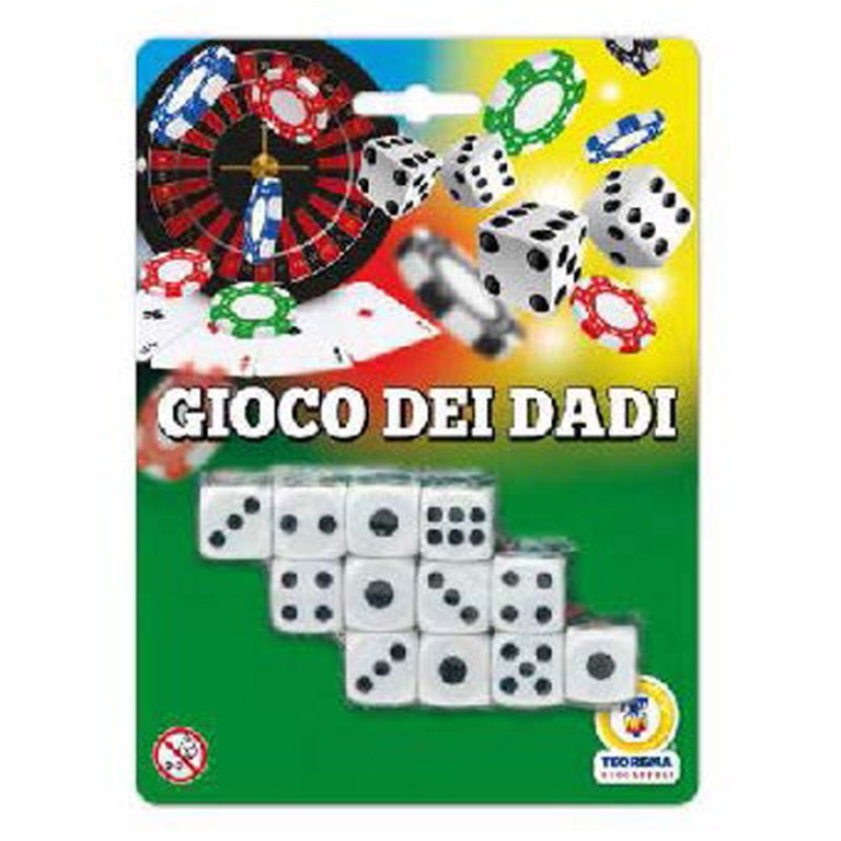 GIOCO 12 DADI UNICA CONFEZIONE