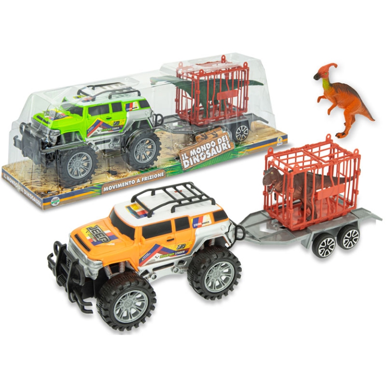 JEEP CON DINOSAURO A FRIZIONE