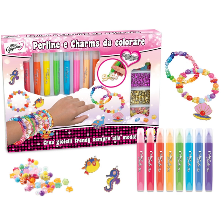 PERLINE E CHARMS DA COLORARE