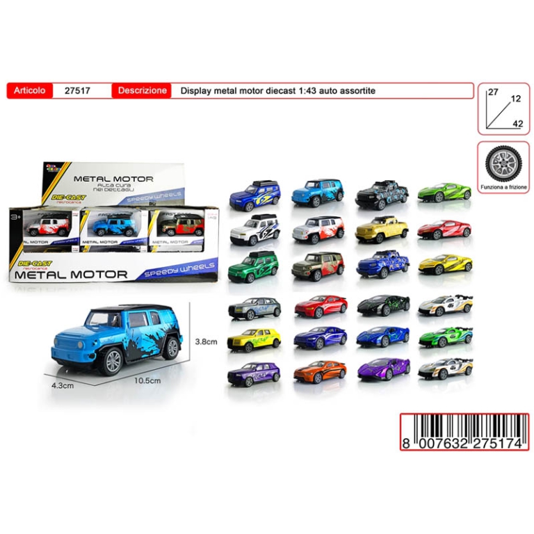 AUTO EXPO ASSORTITE SPEEDY 1:43