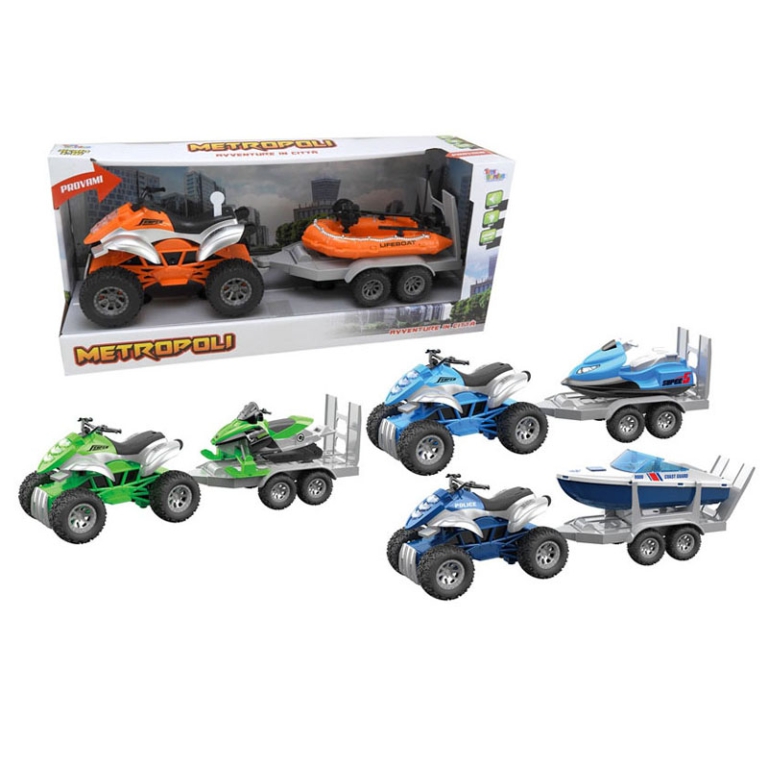 QUAD CON RIMORCHIO 40CM