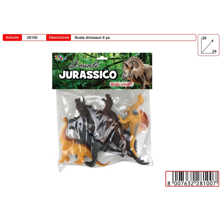 BUSTA ANIMALI DINOSAURI