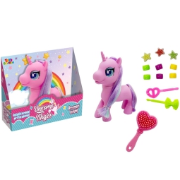 MAGIC UNICORNO CON ACCESSORI 20CM