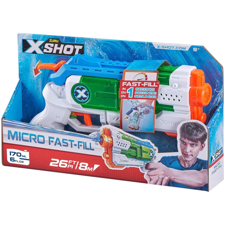 PISTOLA AD ACQUA X SHOT MICRO FAST FILL