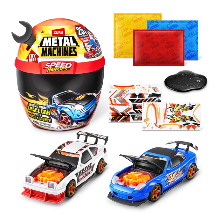 PLAYSET HELMET METAL MACHINES 2