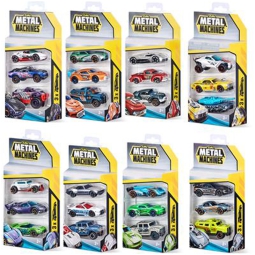 AUTO METAL MACHINES CONFEZIONE 1:64 3PZ