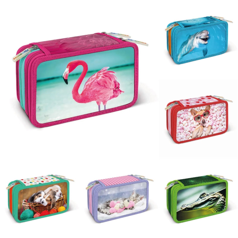 ASTUCCIO 3 ZIP 13X20X6,5 ANIMALS