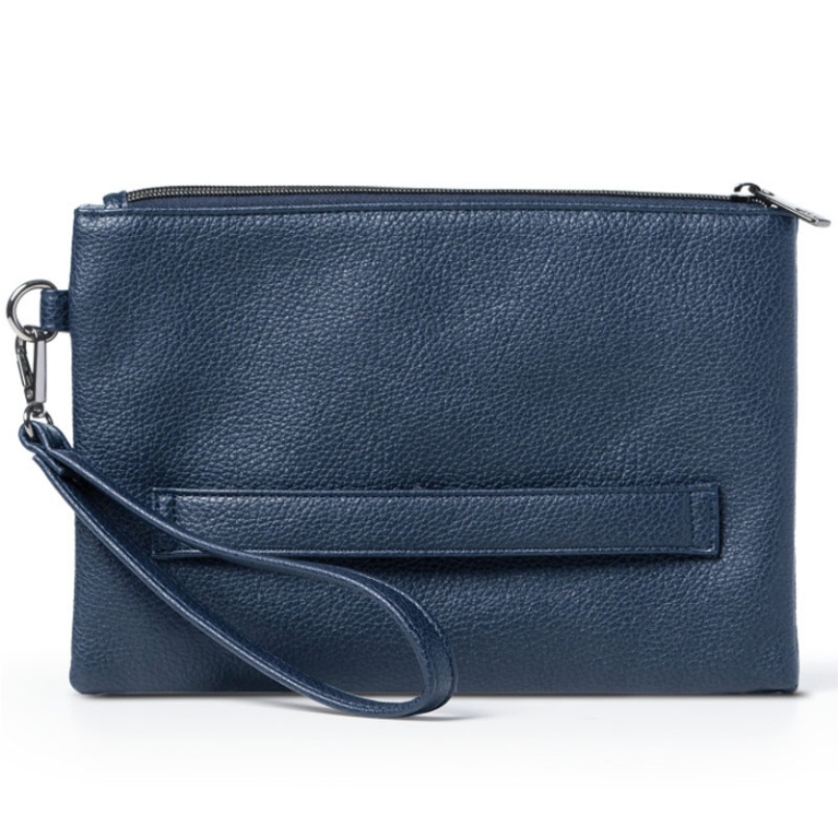 POCHETTE DA POLSO GATE   TRENDED ECOPELLE BLU 3