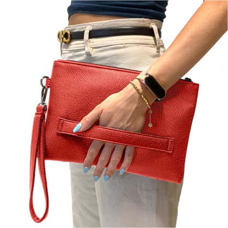 POCHETTE DA POLSO GATE TRENDED ECOP. ROSSO 26X18X3 3