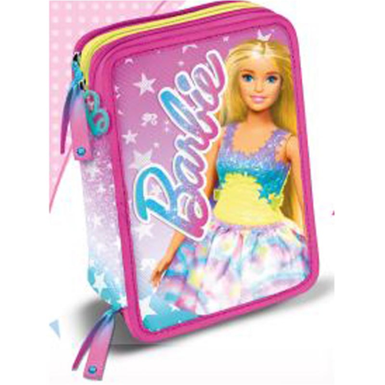 ASTUCCIO 3 ZIP 19X13CM BARBIE