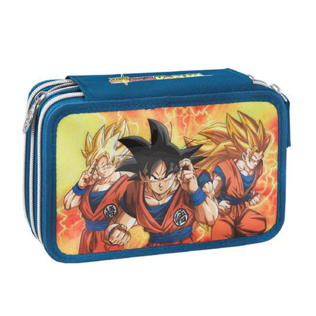 ASTUCCIO 3 ZIP 20X12X7 DRAGONBALL: vendita ingrosso con consegna veloce