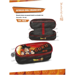 ASTUCCIO OVALE ORGANIZZATO DRAGONBALL