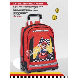 TROLLEY ORGANIZZATO PREMIUM 36X47X23CM MARIOKART