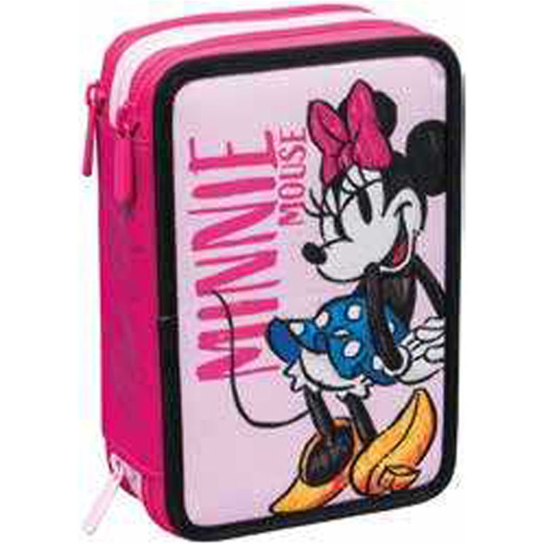 ASTUCCIO 3 ZIP MINNIE 12,5X19,7CM