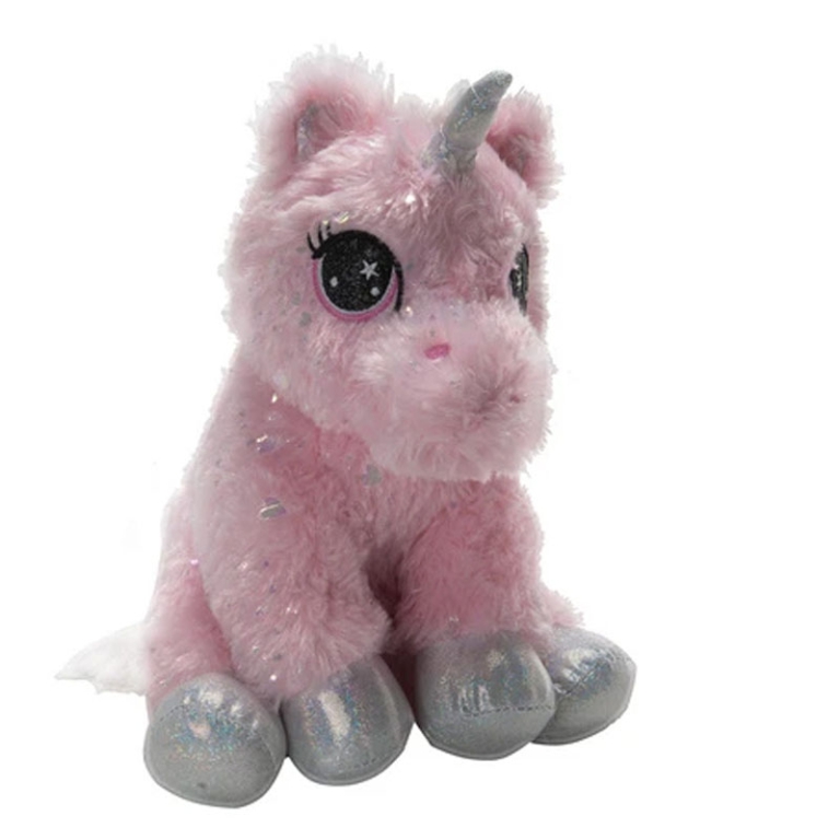 PELUCHES UNICORNO ROSA   25CM