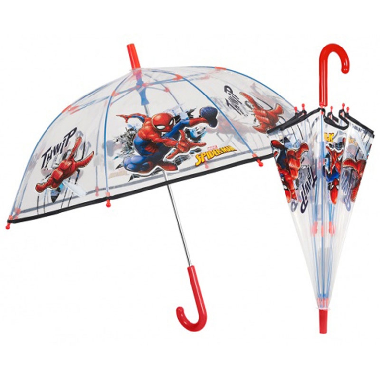 OMBRELLO BAMBINO SPIDERMAN MANUALE 45CM ANTIVENTO