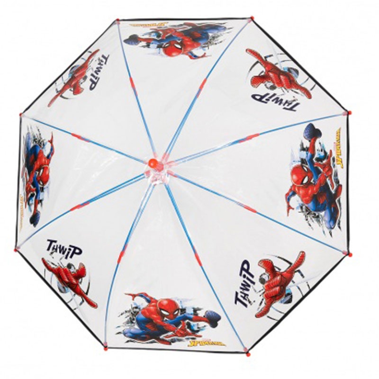 OMBRELLO BAMBINO SPIDERMAN MANUALE 45CM ANTIVENTO 2