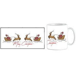 TAZZA MUG XMAS MERRY CHRISTMAS SLITTA