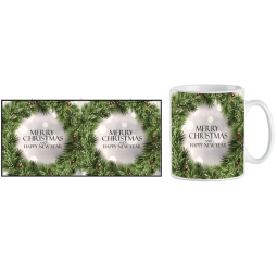 TAZZA MUG XMAS MERRY CHRISTMAS GHIRLANDA