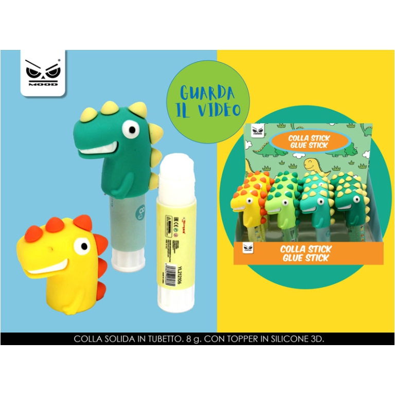 COLLA STICK DINOSAURI 3D 8G 16PZ IN EXPO