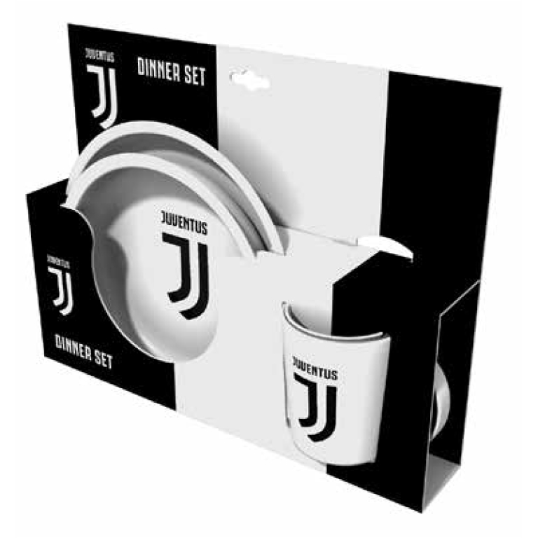 GIFT SET PIANO+FONDO+MUG JUVENTUS MELAMINA