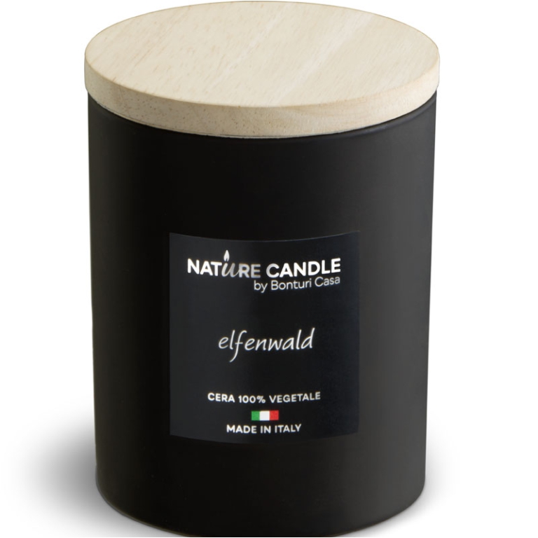 CANDELA 200GR VEGETALE VETRO ELFENWALD DOLOMITI 2