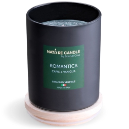 CANDELA 200GR VEGETALE VETRO ROMANTICA ESSENZA