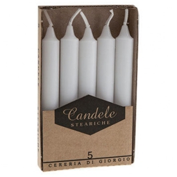 CANDELE STEARICHE 5PZ