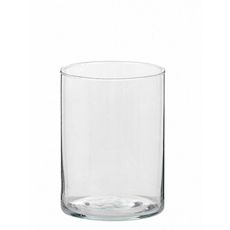 VASO CILINDRO D15H30CM   VETRO TRASPARENTE