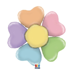 PALLONCINO MYLAR 108X102CM RAINBOW FLOWER