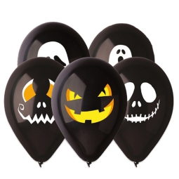 PALLONCINI HALLOWEEN 31CM 50PZ LATTICE HALLOWEEN