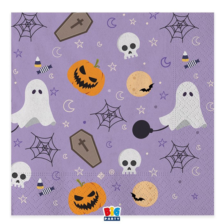 TOVAGLIOLI 33X33 20PZ    HAPPY HALLOWEEN