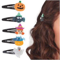 MOLLETTE PER CAPELLI HALLOWEEN ASSORTITE 5PZ