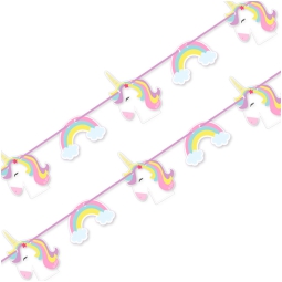 FESTONE UNICORNO ARCOBALENO 3,60MT