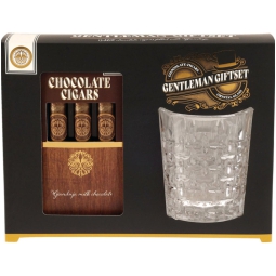 SET SIGARI CIOCCOLATO CON BICCHIERE WHISKEY