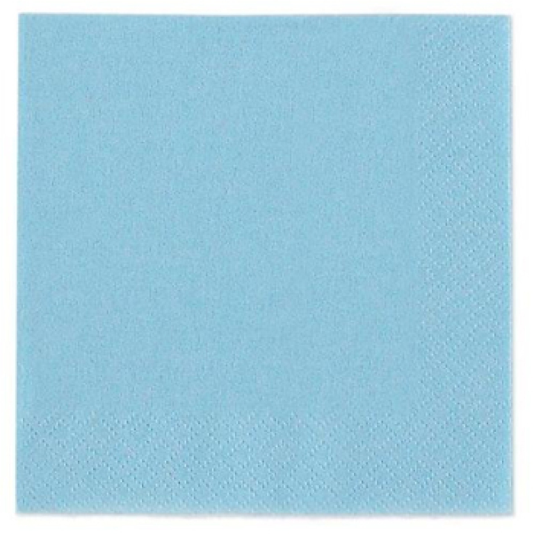 TOVAGLIOLI 33X33CM 25PZ  2 VELI AZZURRO