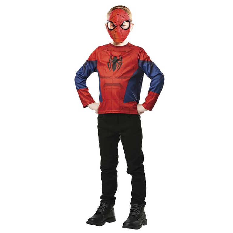 TOP E MASCHERA SPIDERMAN