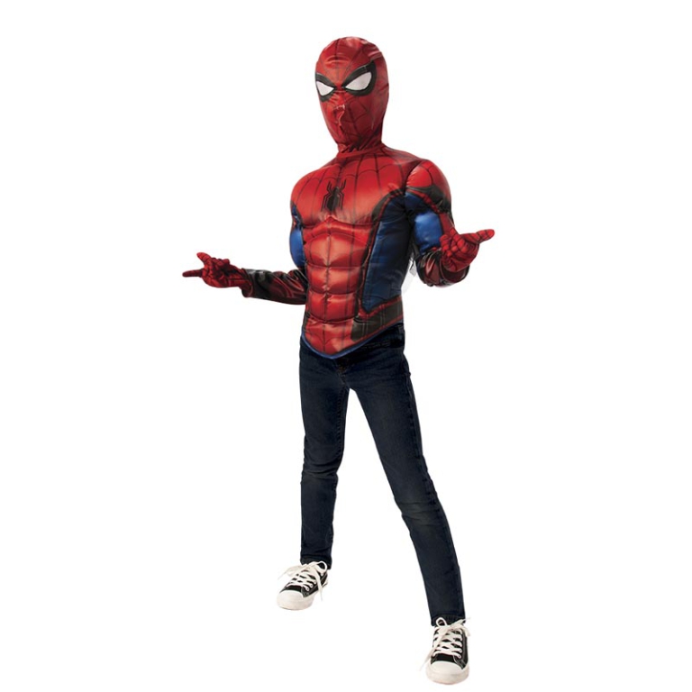 TOP MUSCULOSO SPIDERMAN CON ACCESSORI 4-7 ANNI