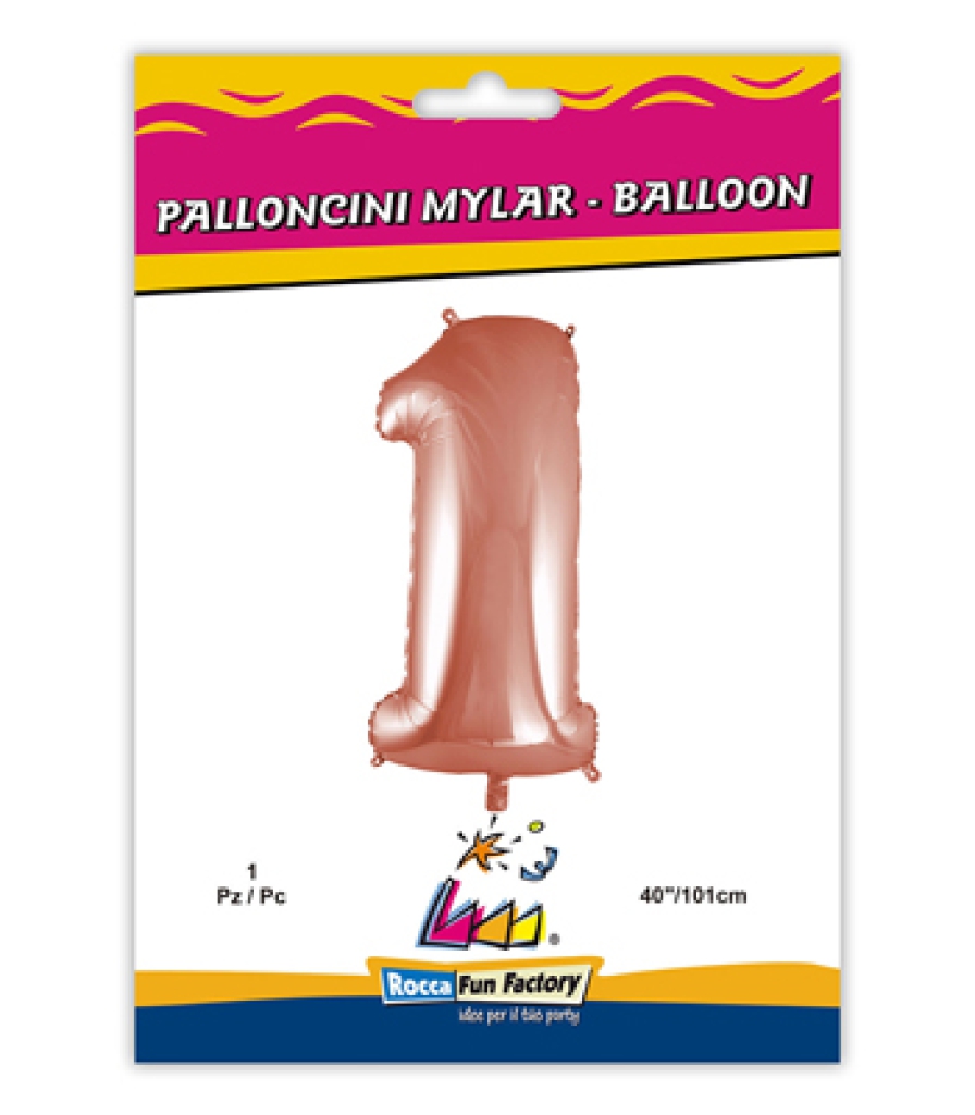 Palloncino mylar numero 2 happy birthday – 45cm – Palloncini On Line