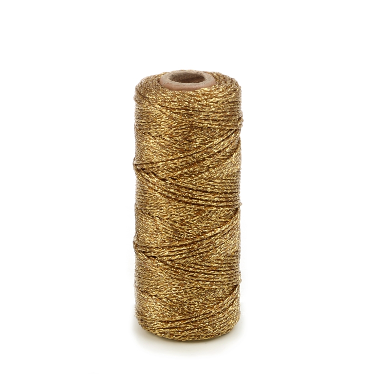 NASTRO CORDONCINO 1,5MMX100MT FLASHY LUREX ORO